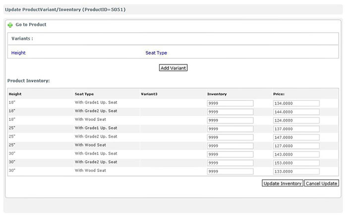 Advance Product Options Managements