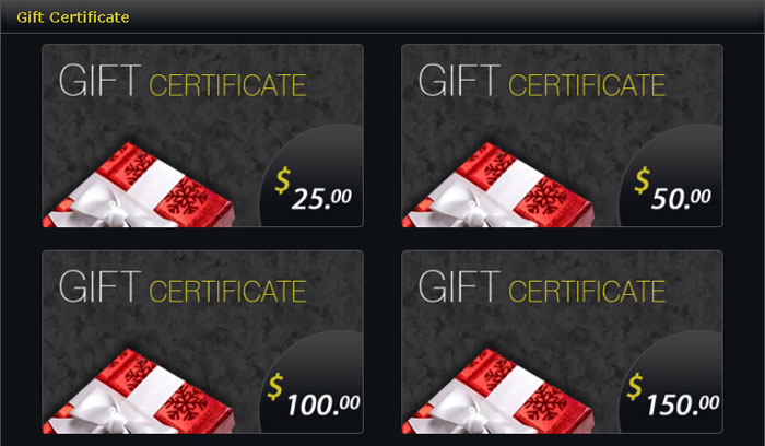 Gift Certificates