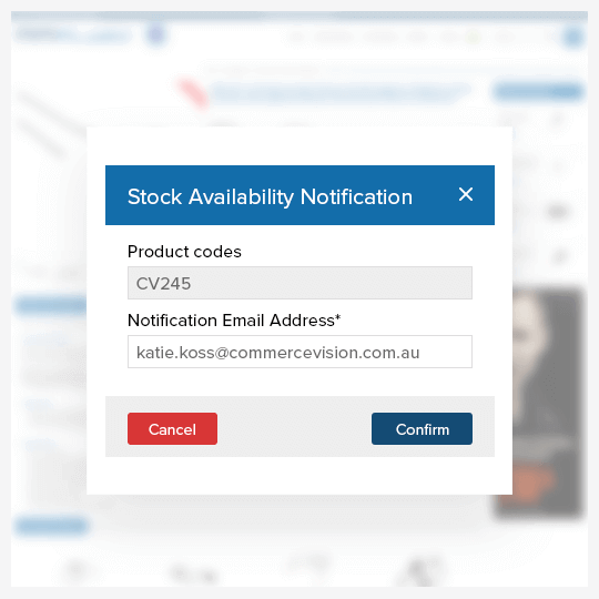 Back in Stock – Dynamic Stock Customer Notification