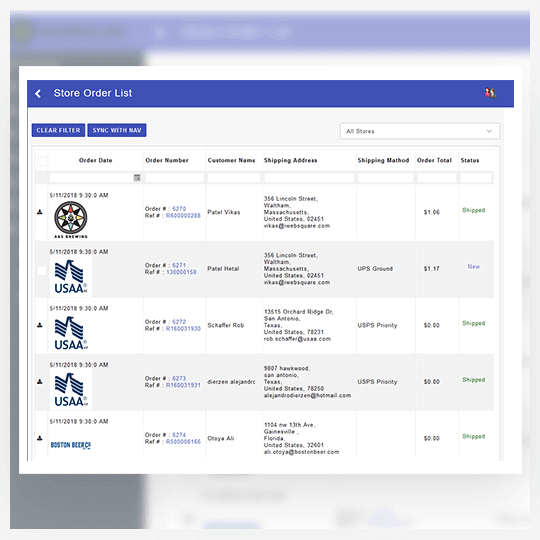 Centralized Order Management System