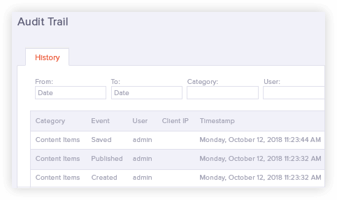 Audit Trail Module