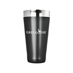 28 Oz Vinyl Coated Shaker w/ 16 Oz. Glass - Grey Goose