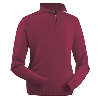 Glenbrae Men's Merino Zip Neck Sweater