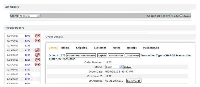 Block Order IP