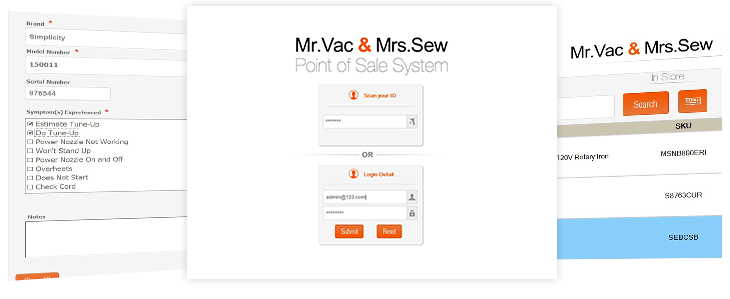 Mr.Vac and Mrs.Sew POS