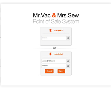 Mr.Vac and Mrs.Sew POS