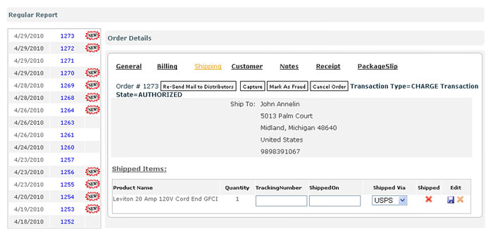 Shipping Label for USPS, UPS, FedEx and DHL