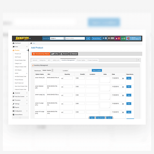 Centralized Inventory Management